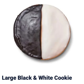 Black & White XL Cookie