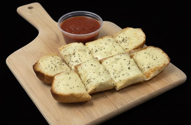 Garlic Cheese Bread With Marinara.